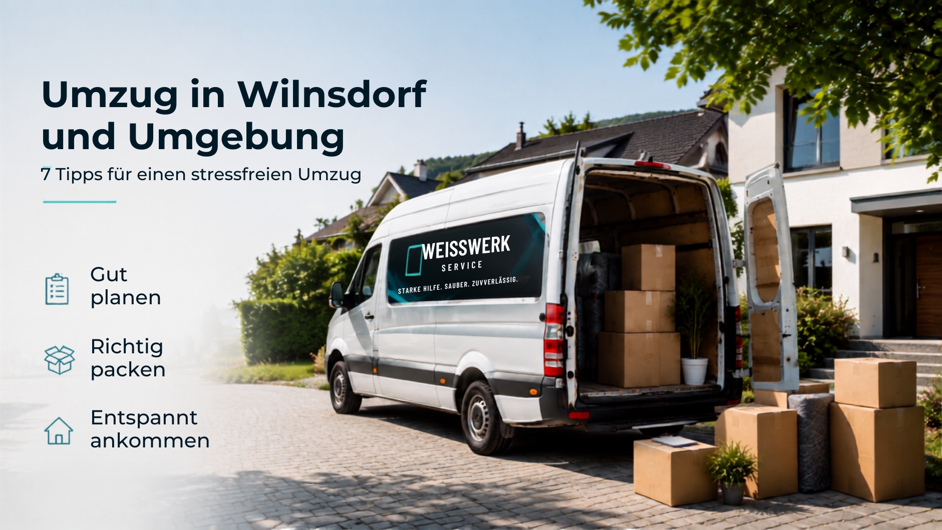 Umzug in Siegen und Wilnsdorf – 7 Tipps für einen stressfreien Umzug